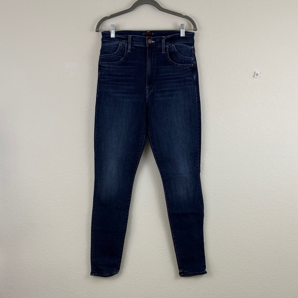 Mother The Stash Swooner Freebird Women's Dark Blue Jeans Size 30